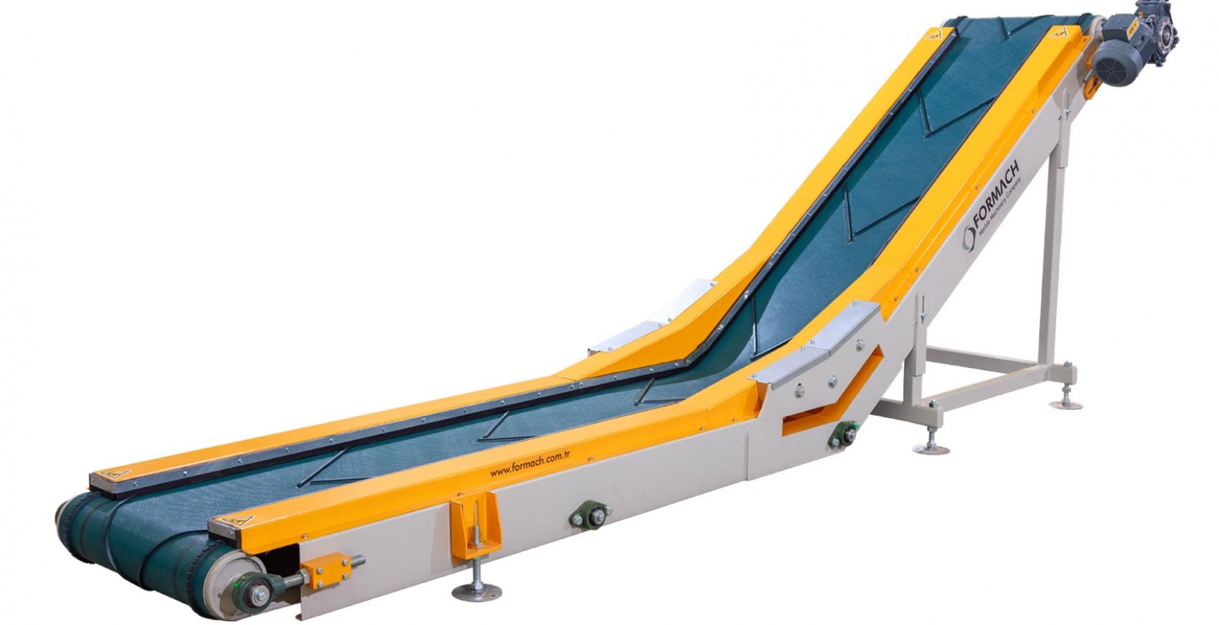 DERECELİ MERMER ATIK TAŞIMA BANTI-4m